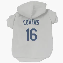 Seattle Mariners Al Cowens Gray Pet Hoodie for Dog & Cat