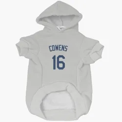 Seattle Mariners Al Cowens Gray Pet Hoodie for Dog & Cat