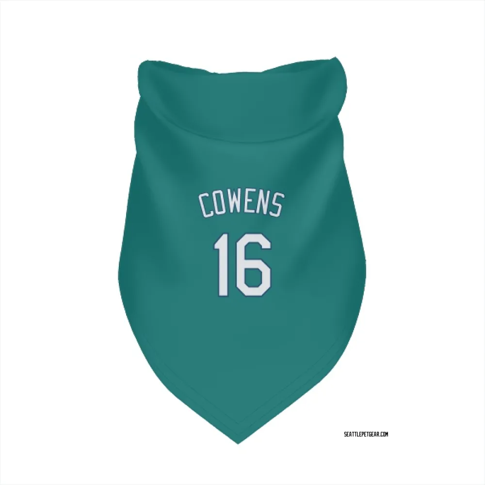 Seattle Mariners Al Cowens Green Pet Bandana for Dog & Cat