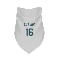 Seattle Mariners Al Cowens White Pet Bandana for Dog & Cat
