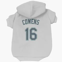 Seattle Mariners Al Cowens White Pet Hoodie for Dog & Cat