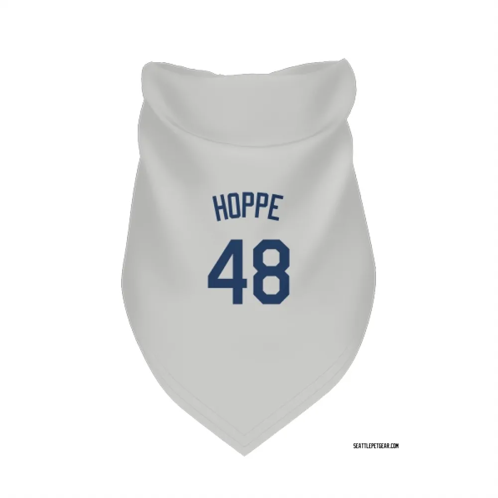 Seattle Mariners Alex Hoppe Gray Pet Bandana for Dog & Cat