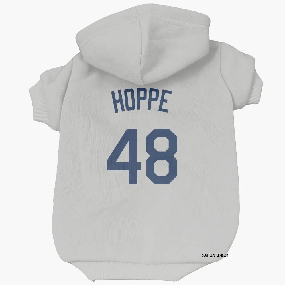 Seattle Mariners Alex Hoppe Gray Pet Hoodie for Dog & Cat