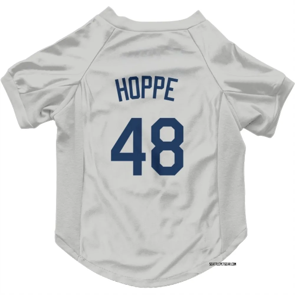 Seattle Mariners Alex Hoppe Gray Pet Jersey for Dog & Cat