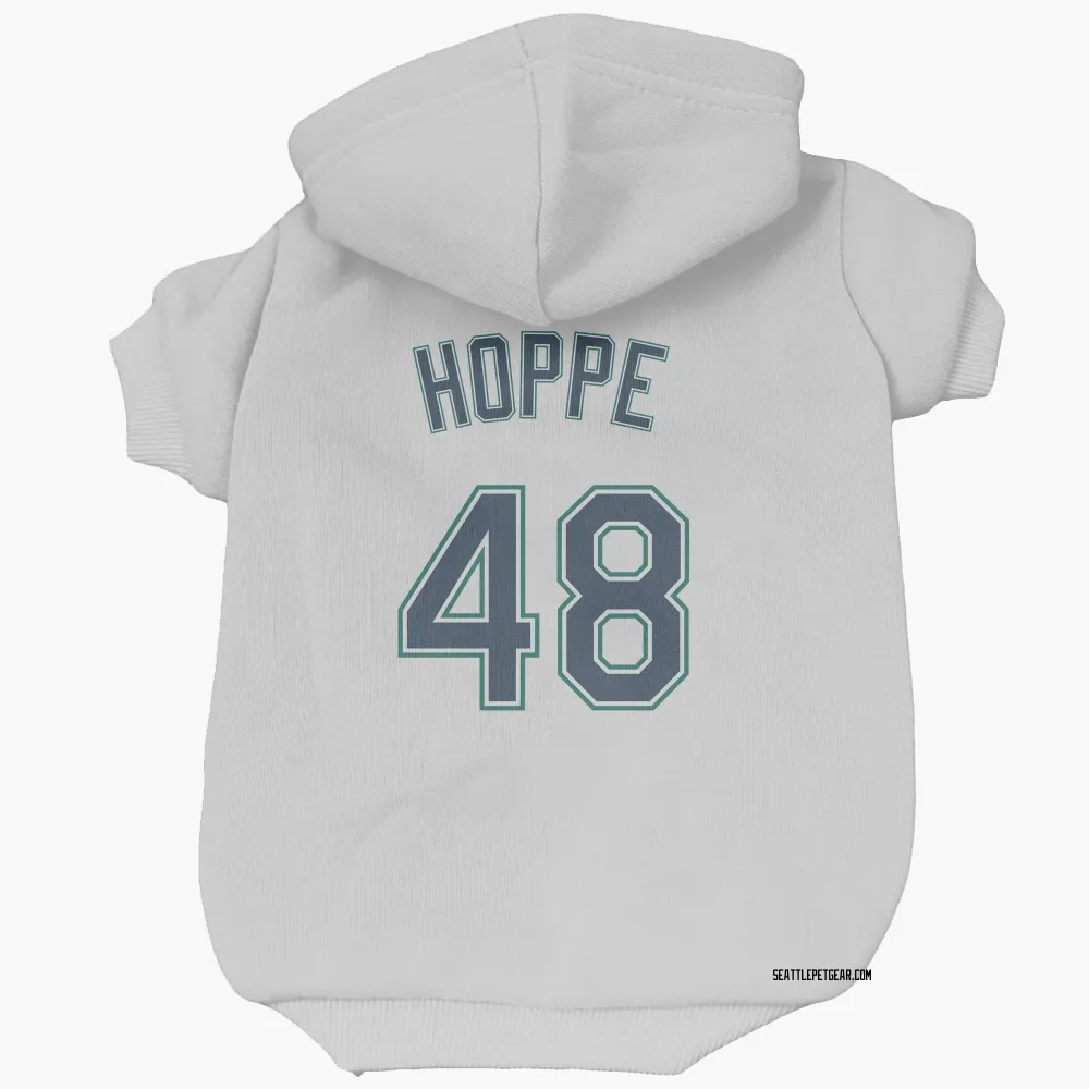 Seattle Mariners Alex Hoppe White Pet Hoodie for Dog & Cat