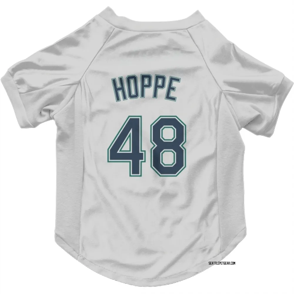 Seattle Mariners Alex Hoppe White Pet Jersey for Dog & Cat