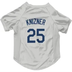 Seattle Mariners Andrew Knizner Gray Pet Jersey for Dog & Cat
