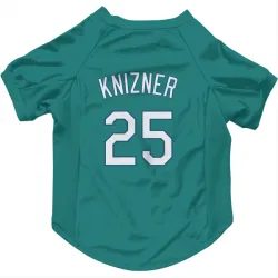 Seattle Mariners Andrew Knizner Green Pet Jersey for Dog & Cat