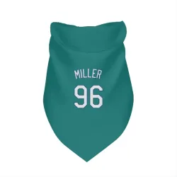 Seattle Mariners Andrew Miller Green Pet Bandana for Dog & Cat