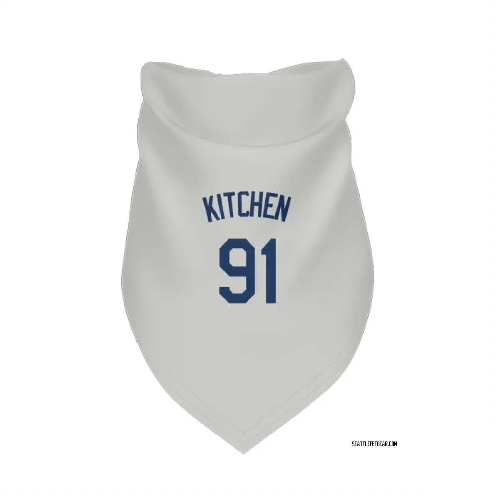 Seattle Mariners Austin Kitchen Gray Pet Bandana for Dog & Cat