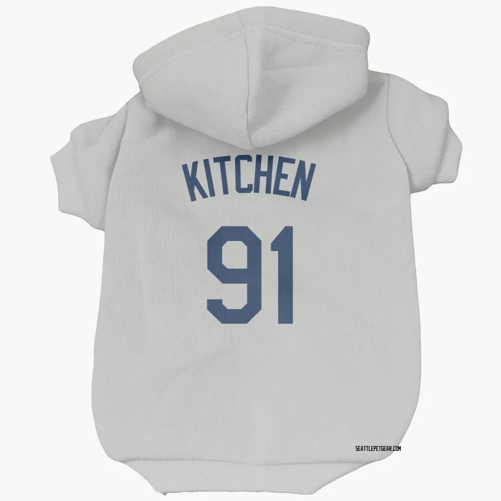 Seattle Mariners Austin Kitchen Gray Pet Hoodie for Dog & Cat