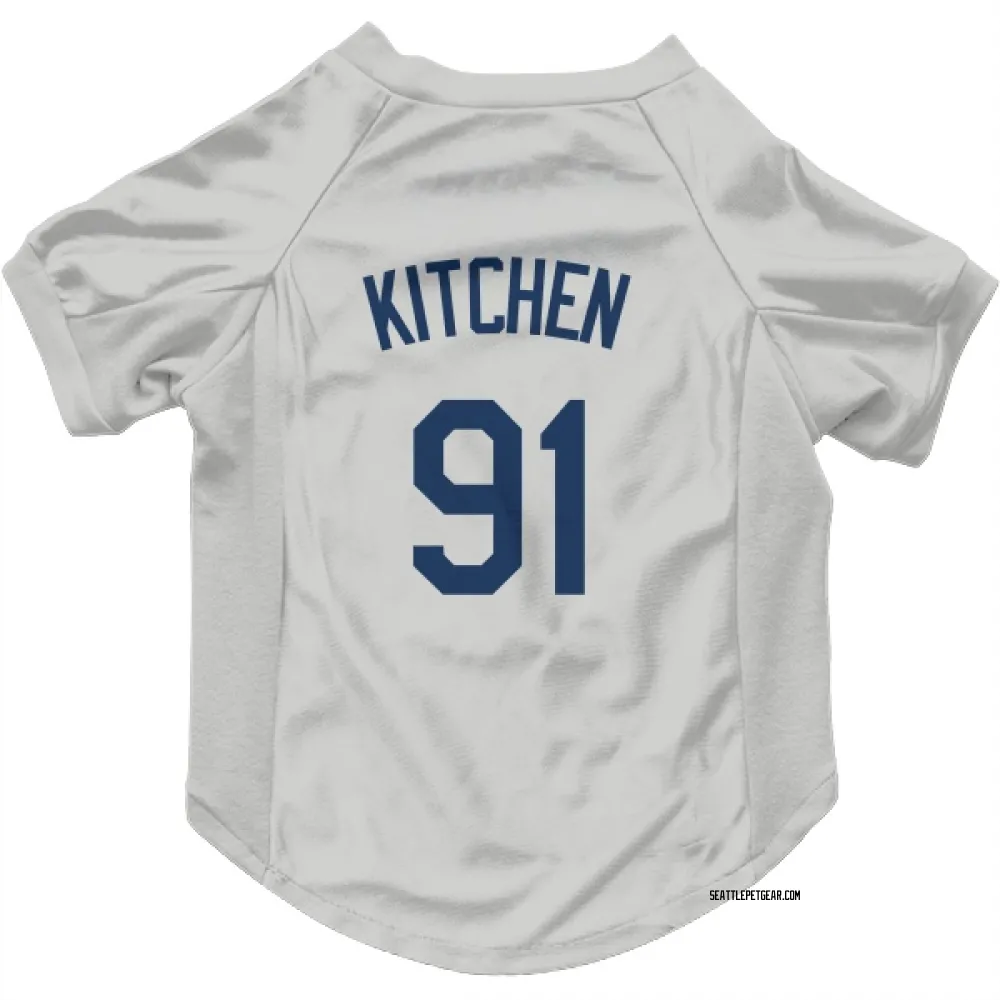 Seattle Mariners Austin Kitchen Gray Pet Jersey for Dog & Cat