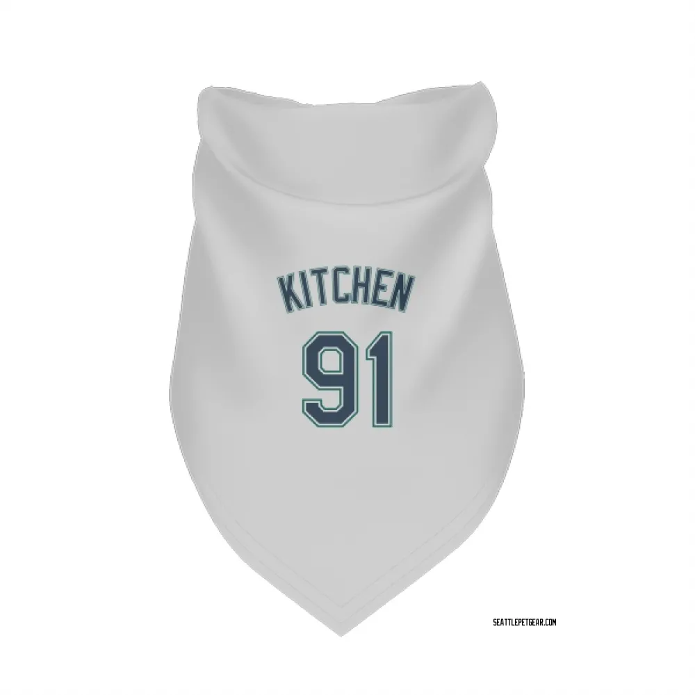 Seattle Mariners Austin Kitchen White Pet Bandana for Dog & Cat