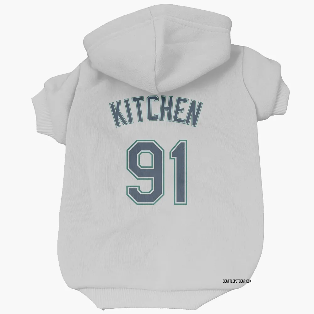 Seattle Mariners Austin Kitchen White Pet Hoodie for Dog & Cat