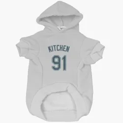 Seattle Mariners Austin Kitchen White Pet Hoodie for Dog & Cat