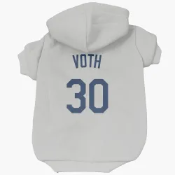 Seattle Mariners Austin Voth Gray Pet Hoodie for Dog & Cat