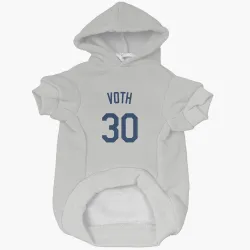 Seattle Mariners Austin Voth Gray Pet Hoodie for Dog & Cat