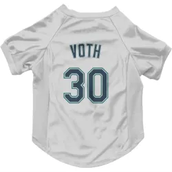 Seattle Mariners Austin Voth White Pet Jersey for Dog & Cat