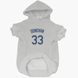 Seattle Mariners Brendan Donovan Gray Pet Hoodie for Dog & Cat
