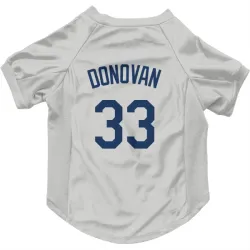 Seattle Mariners Brendan Donovan Gray Pet Jersey for Dog & Cat