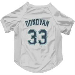 Seattle Mariners Brendan Donovan White Pet Jersey for Dog & Cat