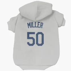 Seattle Mariners Bryce Miller Gray Pet Hoodie for Dog & Cat