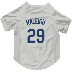 Seattle Mariners Cal Raleigh Gray Pet Jersey for Dog & Cat