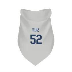 Seattle Mariners Carlos Ruiz Gray Pet Bandana for Dog & Cat
