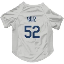 Seattle Mariners Carlos Ruiz Gray Pet Jersey for Dog & Cat