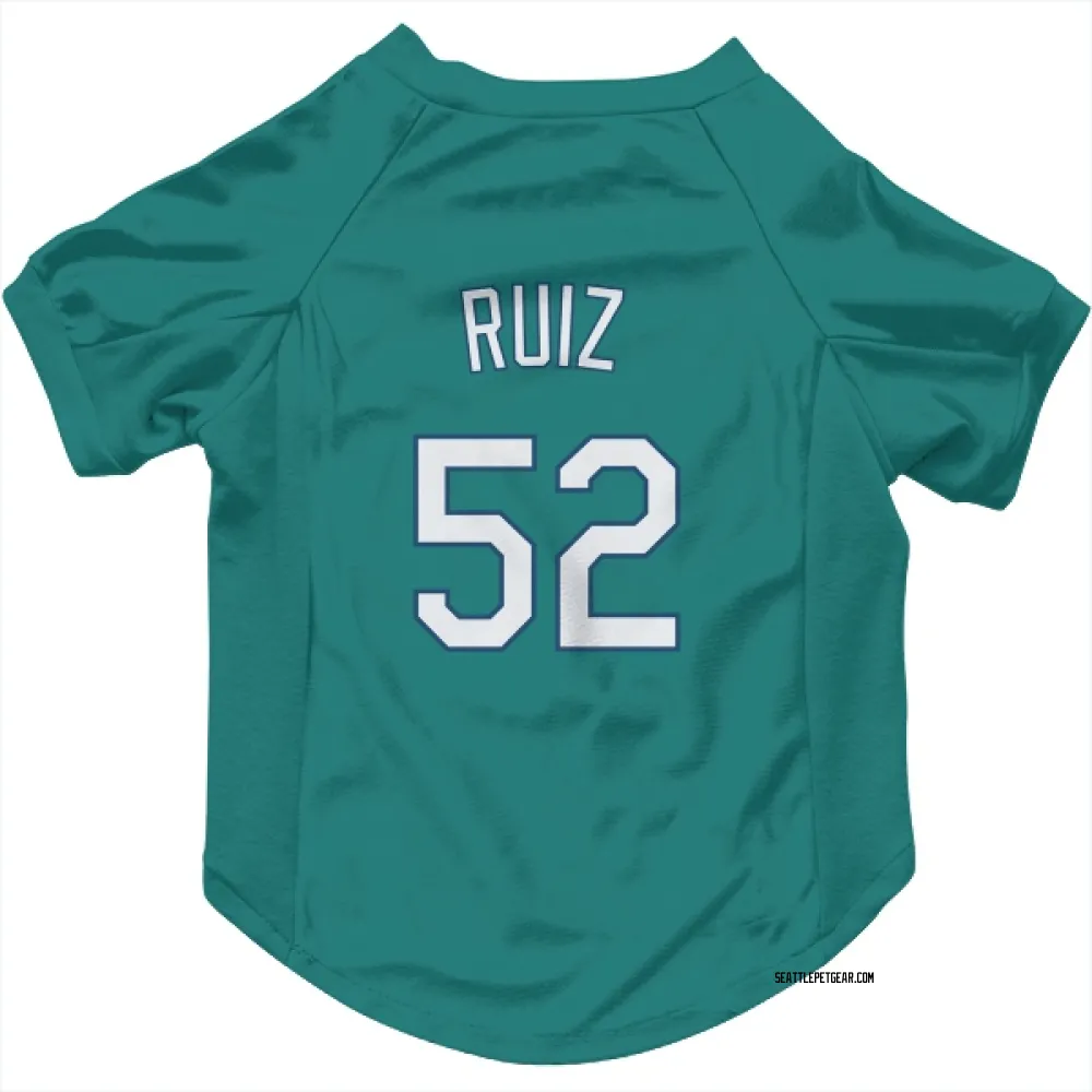 Seattle Mariners Carlos Ruiz Green Pet Jersey for Dog & Cat