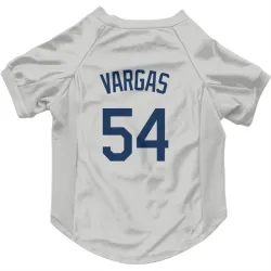 Seattle Mariners Carlos Vargas Gray Pet Jersey for Dog & Cat