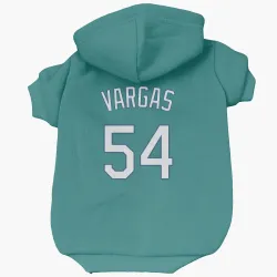 Seattle Mariners Carlos Vargas Green Pet Hoodie for Dog & Cat