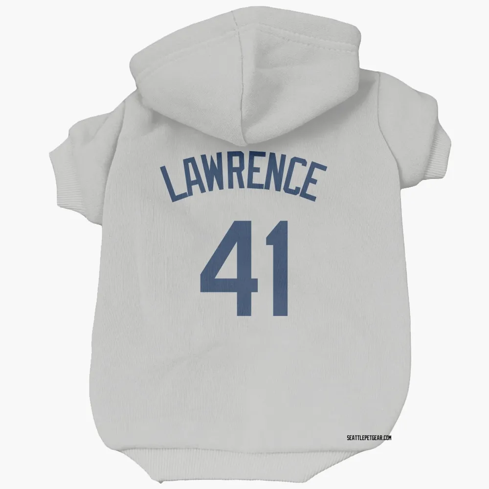 Seattle Mariners Casey Lawrence Gray Pet Hoodie for Dog & Cat