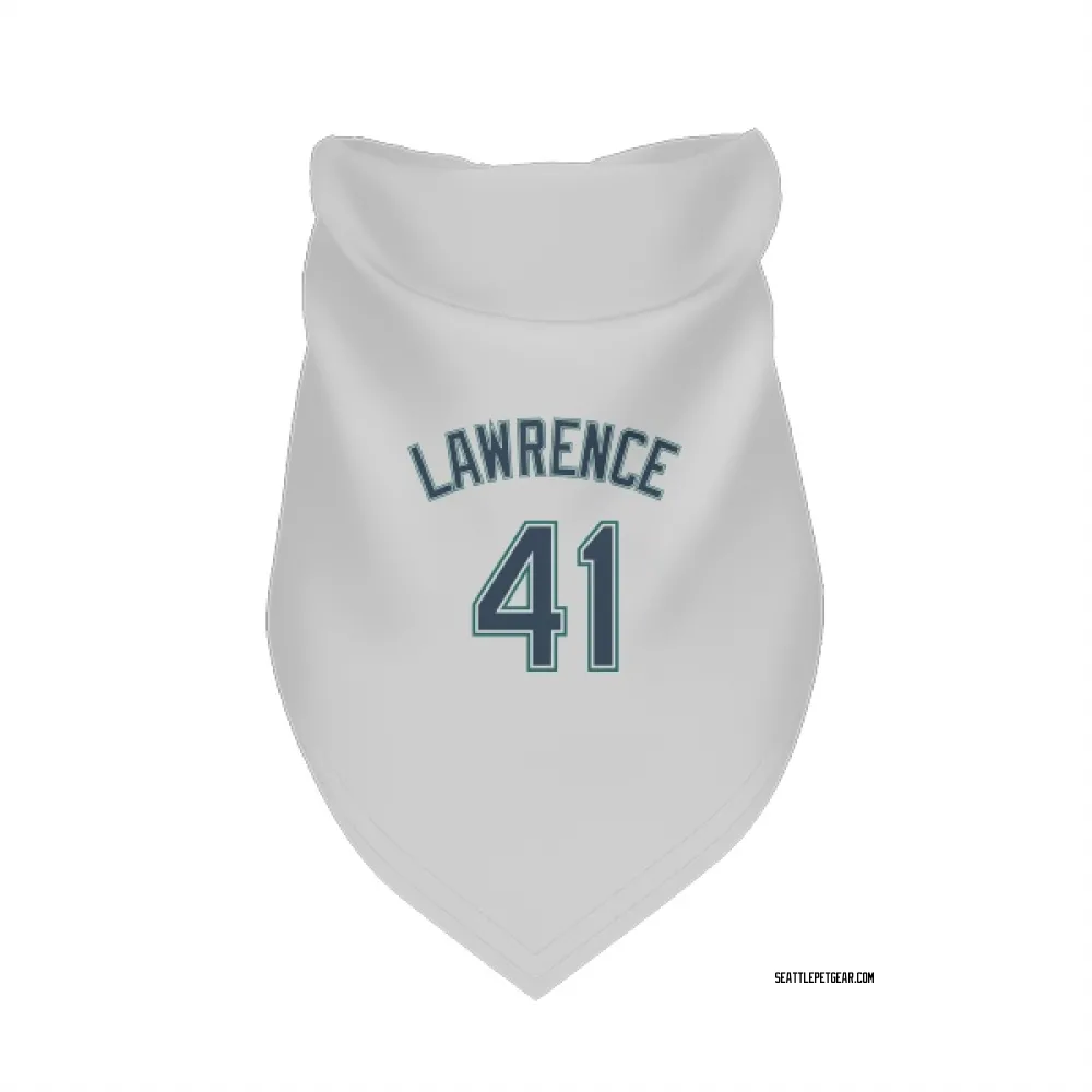 Seattle Mariners Casey Lawrence White Pet Bandana for Dog & Cat