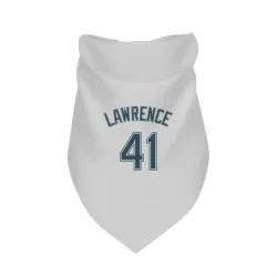 Seattle Mariners Casey Lawrence White Pet Bandana for Dog & Cat