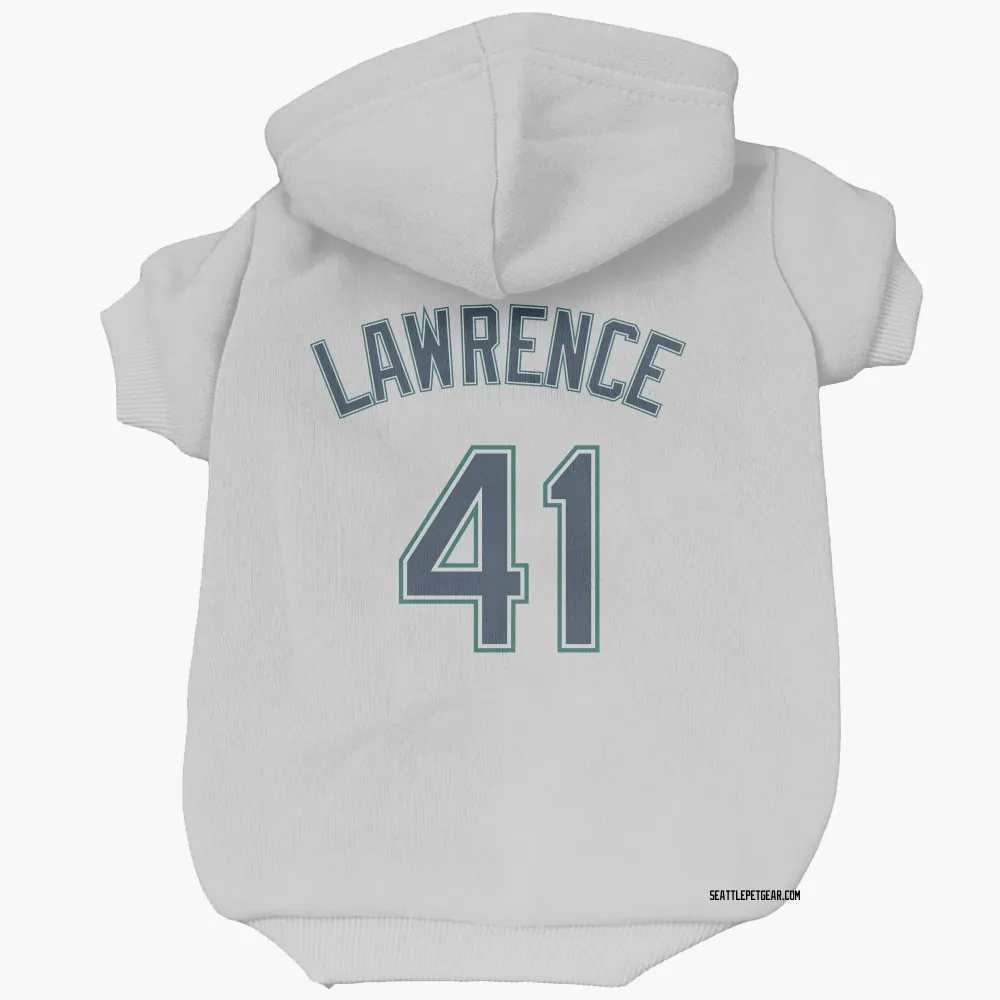 Seattle Mariners Casey Lawrence White Pet Hoodie for Dog & Cat