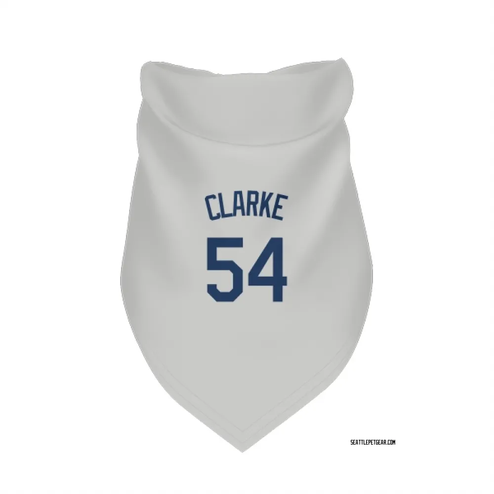 Seattle Mariners Chris Clarke Gray Pet Bandana for Dog & Cat