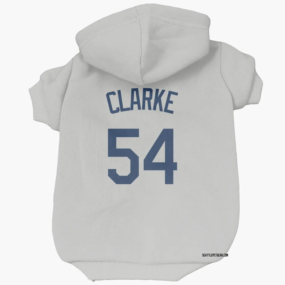 Seattle Mariners Chris Clarke Gray Pet Hoodie for Dog & Cat