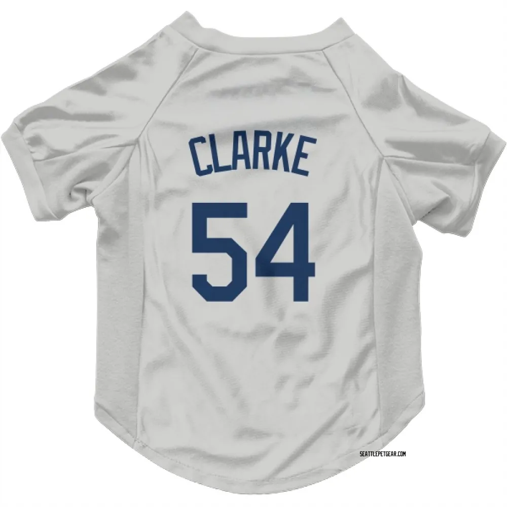 Seattle Mariners Chris Clarke Gray Pet Jersey for Dog & Cat