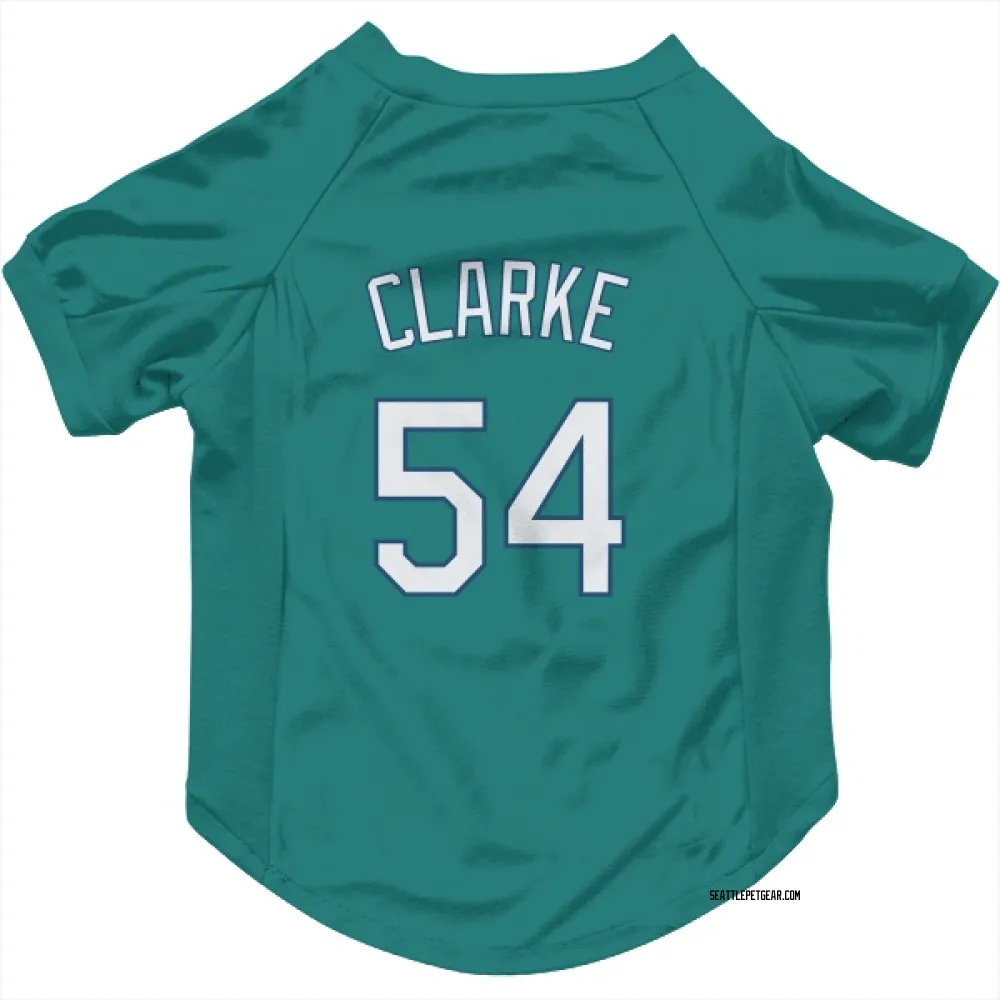 Seattle Mariners Chris Clarke Green Pet Jersey for Dog & Cat
