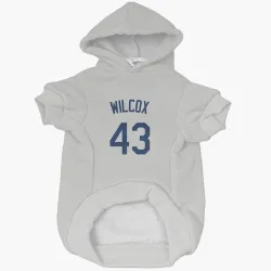 Seattle Mariners Cole Wilcox Gray Pet Hoodie for Dog & Cat