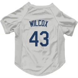 Seattle Mariners Cole Wilcox Gray Pet Jersey for Dog & Cat