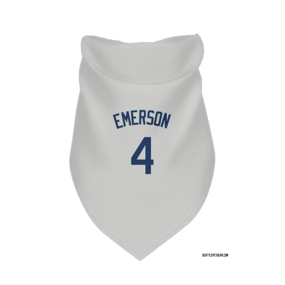 Seattle Mariners Colt Emerson Gray Pet Bandana for Dog & Cat
