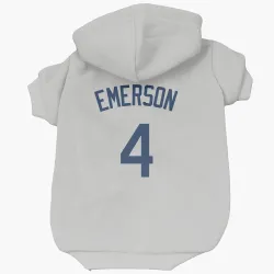 Seattle Mariners Colt Emerson Gray Pet Hoodie for Dog & Cat