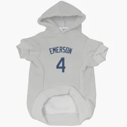 Seattle Mariners Colt Emerson Gray Pet Hoodie for Dog & Cat