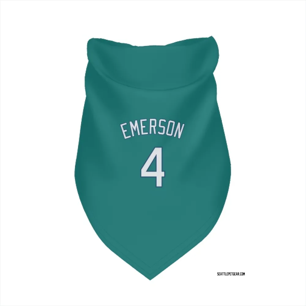 Seattle Mariners Colt Emerson Green Pet Bandana for Dog & Cat