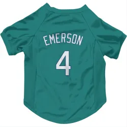 Seattle Mariners Colt Emerson Green Pet Jersey for Dog & Cat
