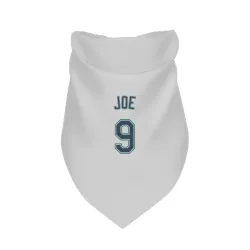 Seattle Mariners Connor Joe White Pet Bandana for Dog & Cat