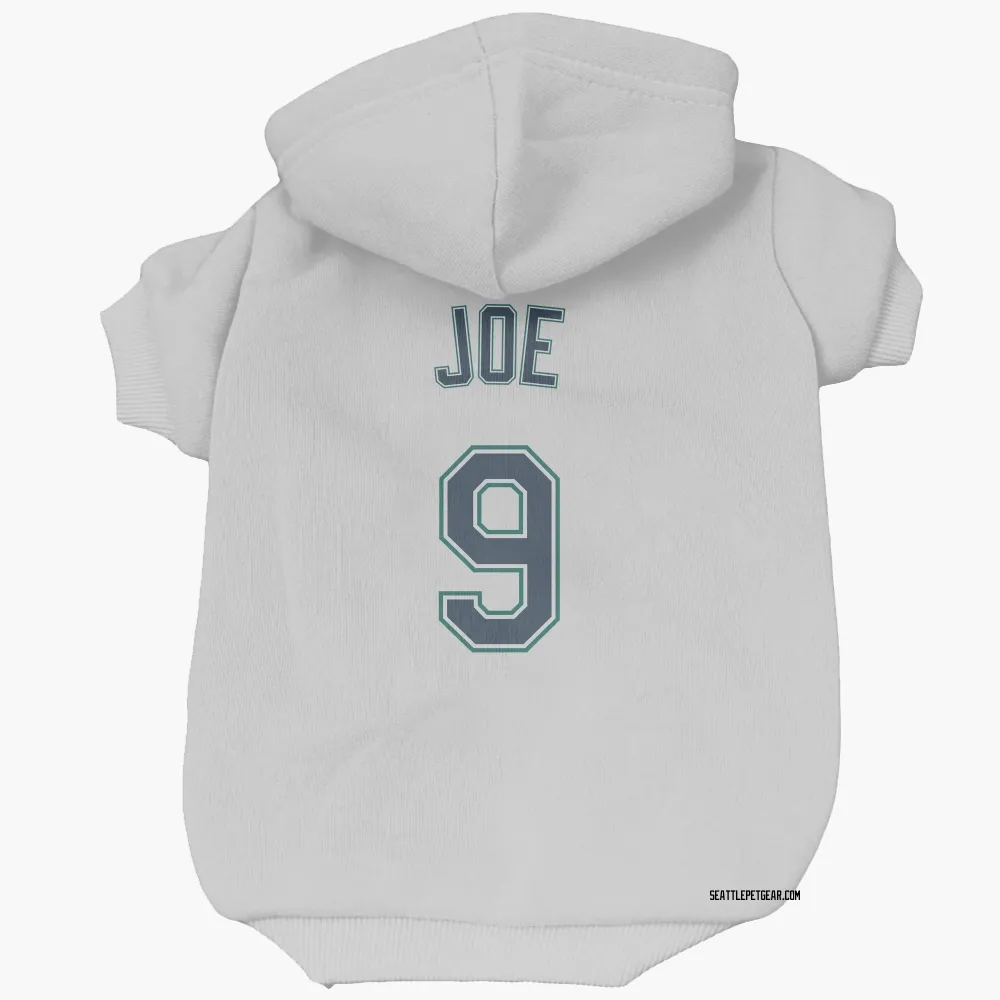 Seattle Mariners Connor Joe White Pet Hoodie for Dog & Cat