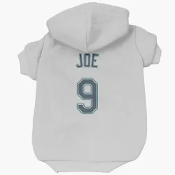 Seattle Mariners Connor Joe White Pet Hoodie for Dog & Cat